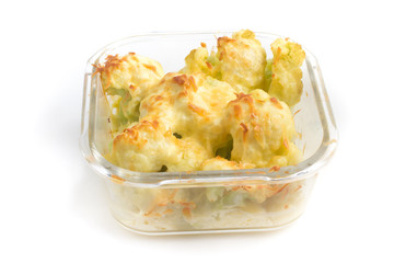 Cauliflower Gratin in a bowl