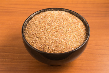 Ground Wheat for a Kibbeh in a bowl / Trigo para quibe.