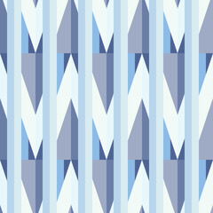 Abstract seamless pattern of lines and triangles. Geometric texture.