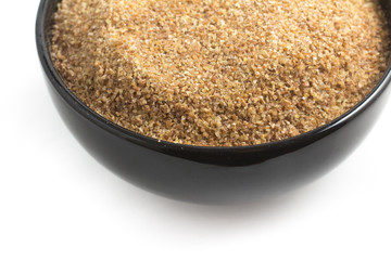 Ground Wheat for a Kibbeh in a bowl / Trigo para quibe.