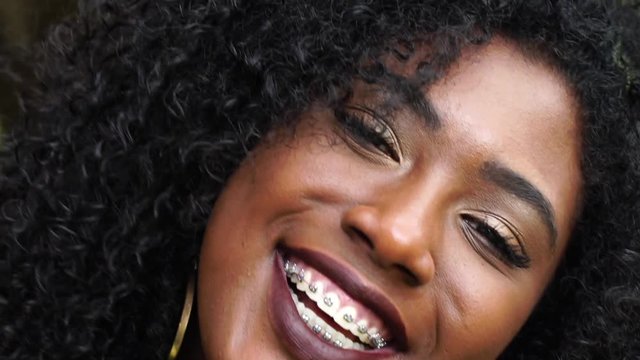 Beautiful Smiling African Woman