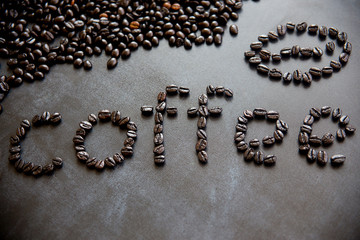 Cofee beans composition