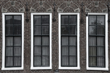 Fenêtres à Groningen, Pays-Bas