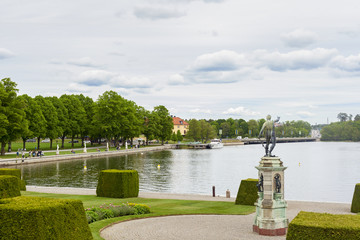 drottningholm palace view in the city of Stockholm