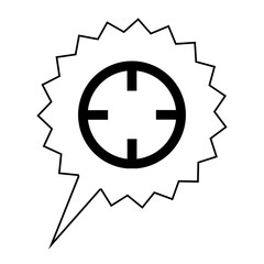 Obraz premium Fadenkreuz - Aktion