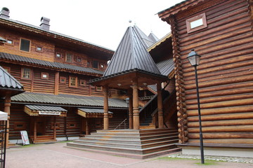 Moscow.Wooden Palace in Kolomenskoye Park
