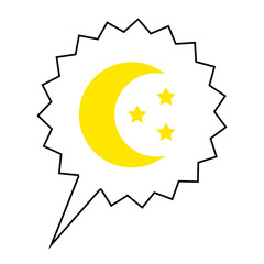 Mond und Sterne - Aktion