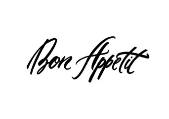 Bon Appetit hand drawn lettering