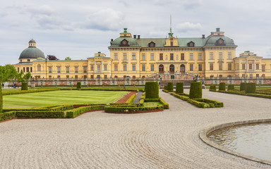 drottninghlom palace view in the city of Stockholm