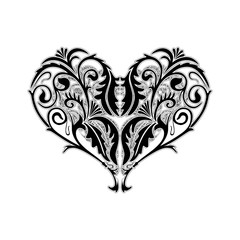 heart of valentine tattoo