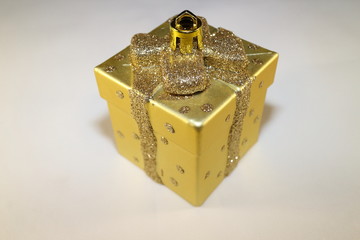 golden box ornaments