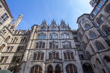 Fototapeta premium New Town Hall on Marienplatz, Munich, Germany