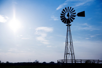 Windmill with blue Sky 3