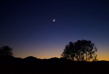 Lake Nacimiento Moon