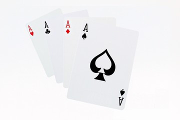 aces on the hand