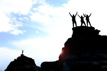 unity, successful people with a spirit of unity