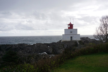 Fototapeta na wymiar Ucluelet Lighthouse, BC