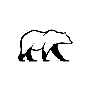 recommend clip art: vector bear silhouette
