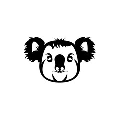 vector koala head