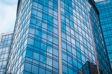 Fototapeta na wymiar Windows of modern building