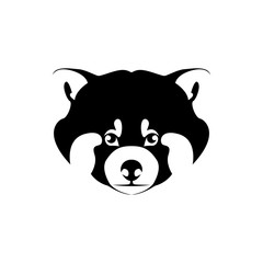 vector panda head