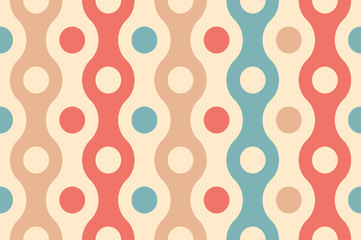 Colorful seamless geometric pattern