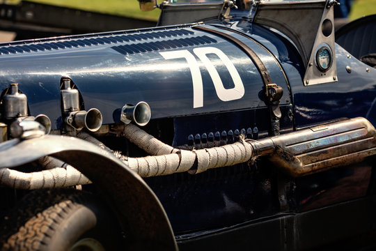 old classic racing car