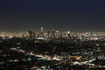 Fototapeta na wymiar LA at Night 1