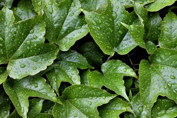 Green leaves background