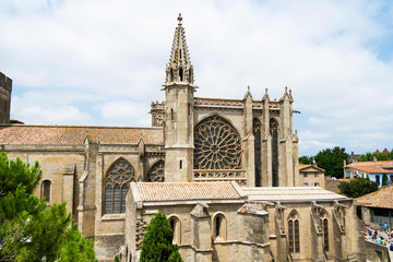 Fototapeta na wymiar Carcassonne Church, France