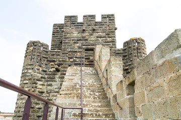 Fototapeta na wymiar Carcassonne Stairs