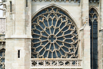 Church window, stained glass