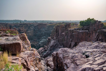 Fototapeta na wymiar Beautiful Indian landscape with Raneh fall