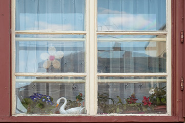 Detail of a vintage window