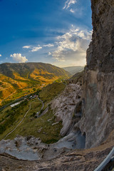 Mountain Cave town of Vardzia in Georgia