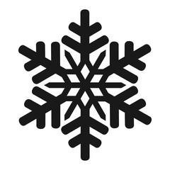 Isolated snowflake icon
