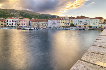 Obraz premium Panorama of Senj - Istria - Croatia