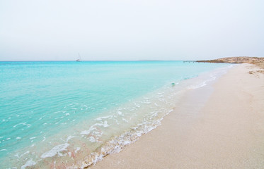 Dreamy soft paradise beach
