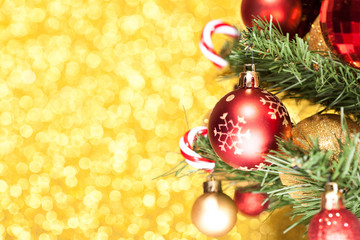 Gold Christmas background