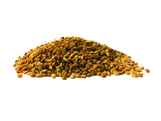 Obraz premium a handful of seeds on a white background