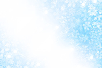 Naklejka premium クリスマス 雪 冬 背景