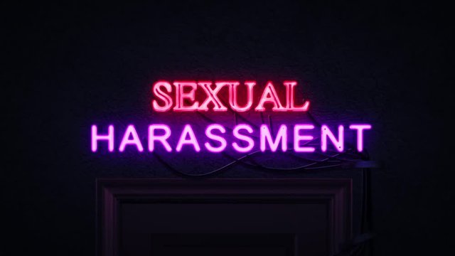 Sexual Harassment in Sleazy Neon Light