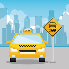 taxi service app smart transport travel vector illustration