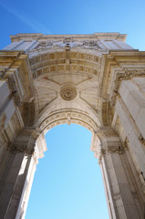 Rue Augusta Arch in Lisbon.