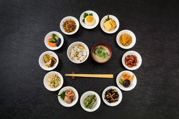 ごはんのおかず　Side dishes of rice japanese food