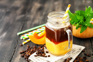 Pumpkin spice coffee