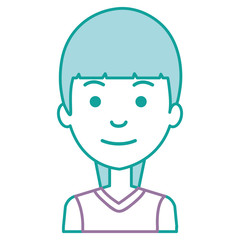 beautiful woman avatar character vector illustration design