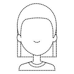 beautiful woman avatar character vector illustration design