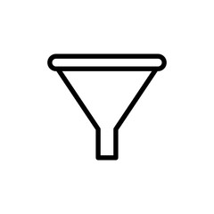 Funnel flat icon