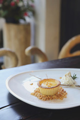 Cheese tart cake japanese sweet food style